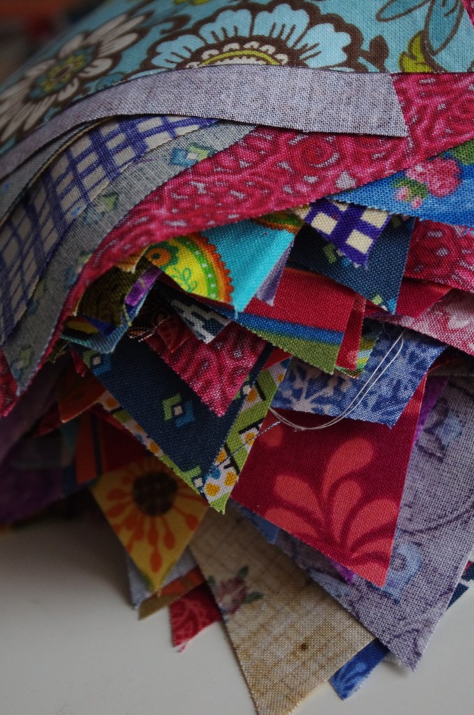 Tumblers ready to be pieced